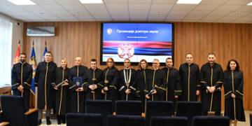 Криминалистичко-полицијски универзитет промовисао докторе наука